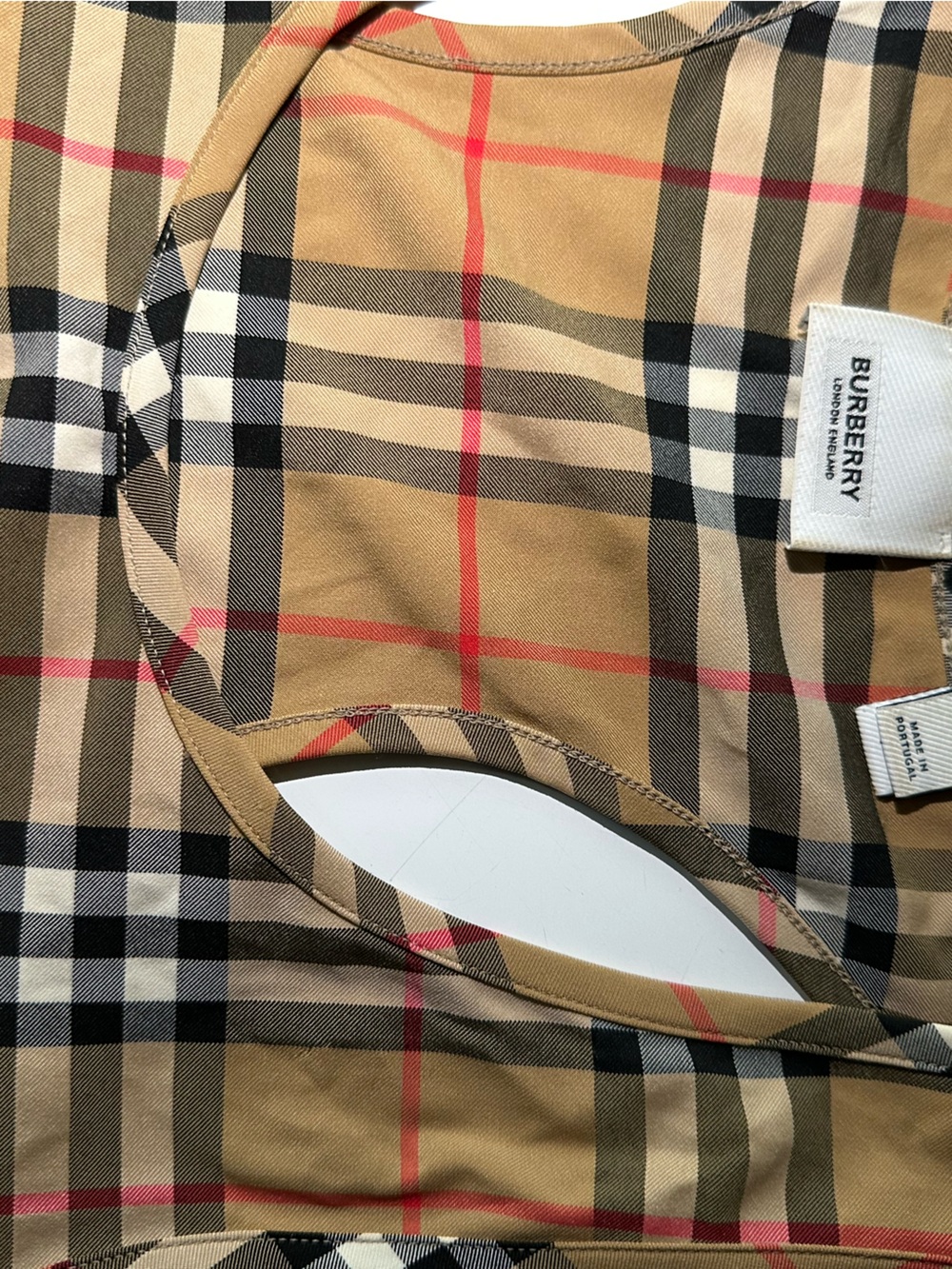 Burberry Check Sports Bra Top - Picture 6 of 7